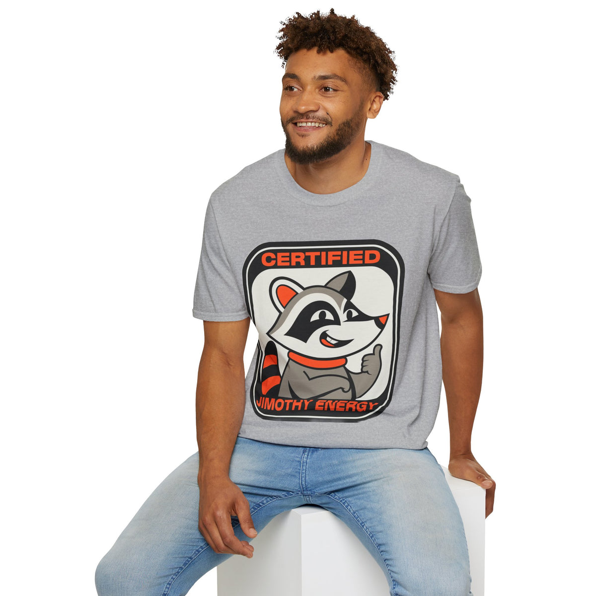 Certified Timothy Energies T-Shirt — Retro Raccoon Graphic Tee - Trending Now - August 2026