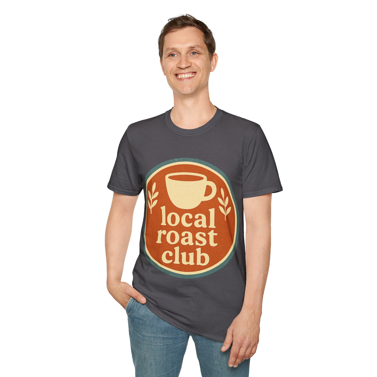 Local Roast Club Coffee T-Shirt — Retro Cafe Logo Tee - Trending Now - September 2026