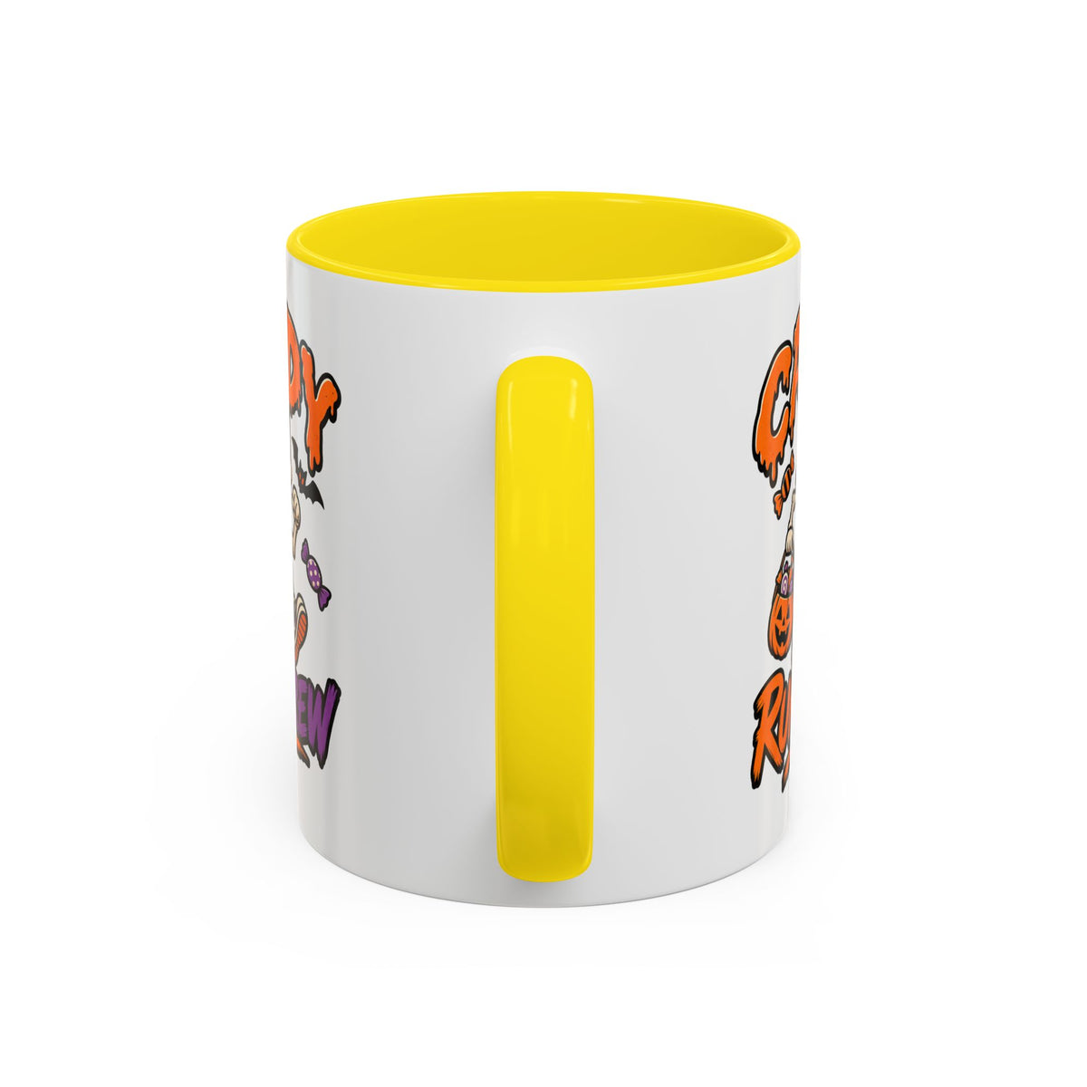 Candy Run Crew Coffee Mug — Halloween Skeleton Trick-or-Treat Accent Mug (11/15oz)