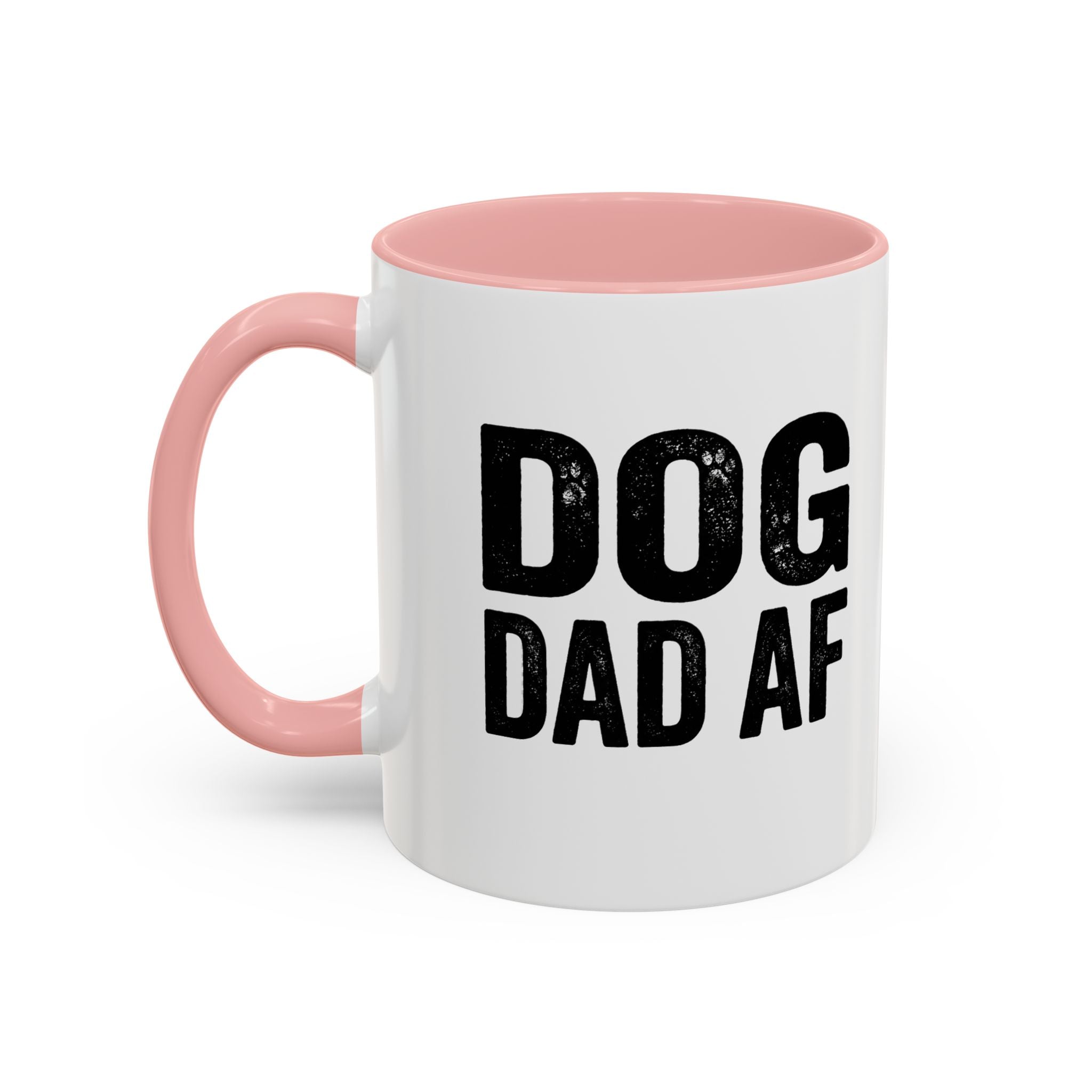 Funny Dog Dad AF Coffee Mug – Funny Black Accen Gift for Dog Lovers