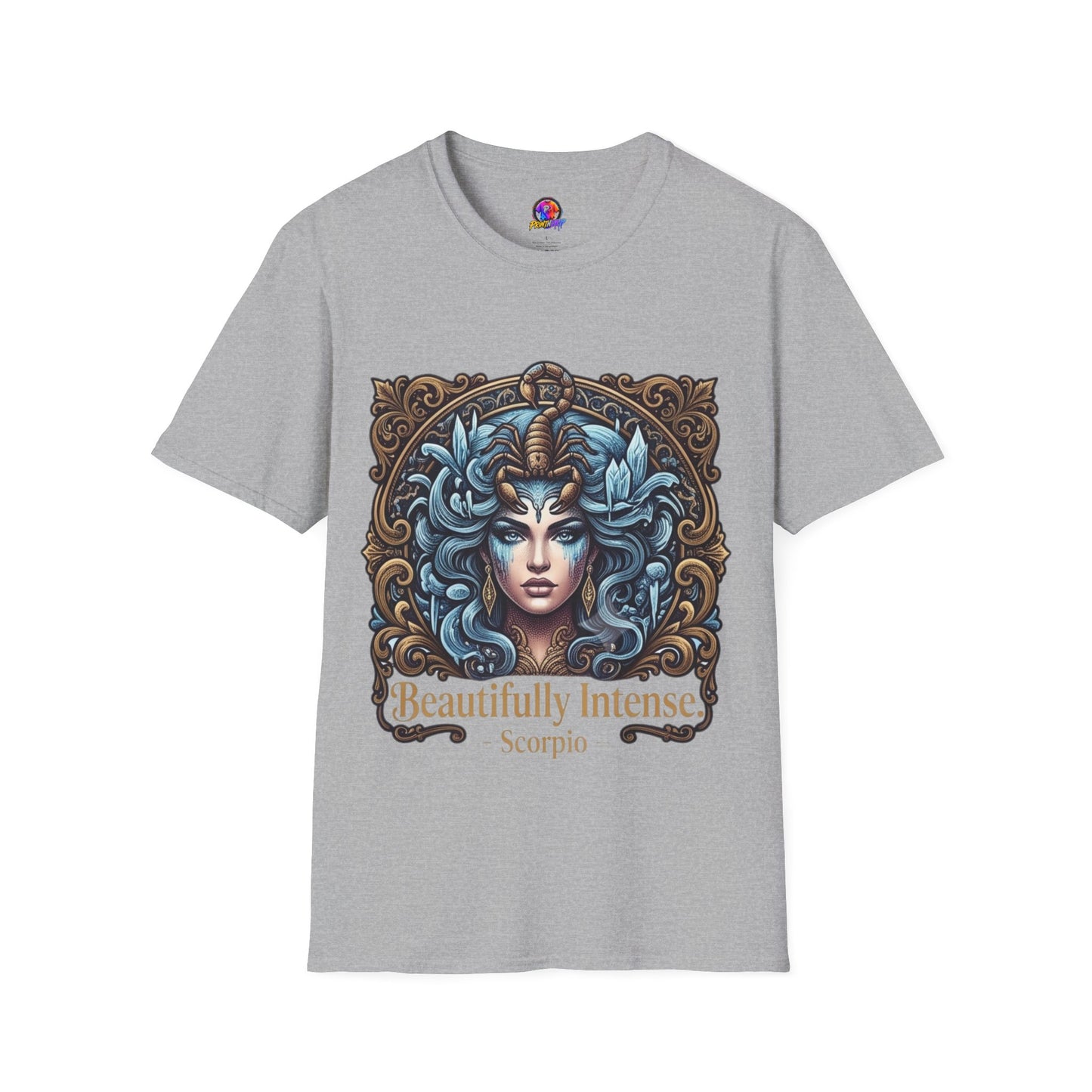 Scorpio Astrology T-Shirt — "Beautifully Intense" Zodiac Graphic Tee
