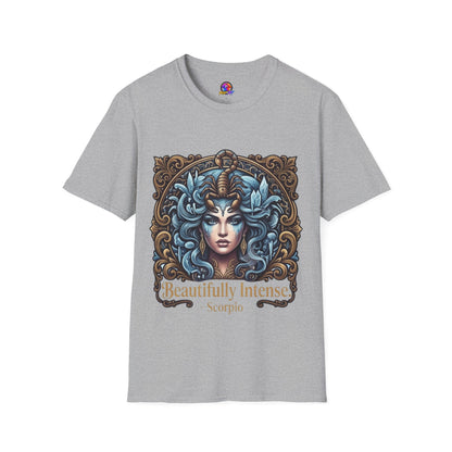 Scorpio Astrology T-Shirt — "Beautifully Intense" Zodiac Graphic Tee