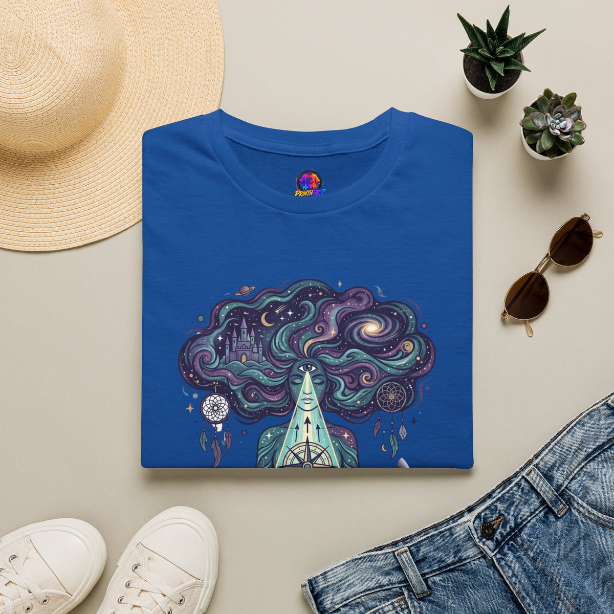 Pisces Zodiac Meditative Pisces T‑Shirt — 'Guided by dreams, ruled by intuition' Zodiac Tee
