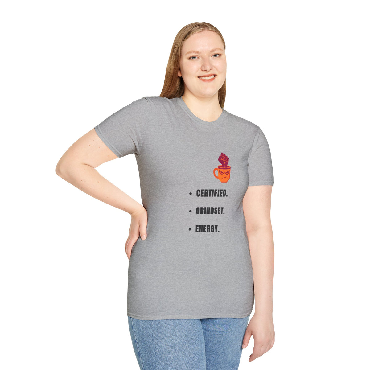 Certified Mindset Tee — "Certified. Mindset. Energy." Motivational Graphic T-Shirt - Trending Now - September 2026