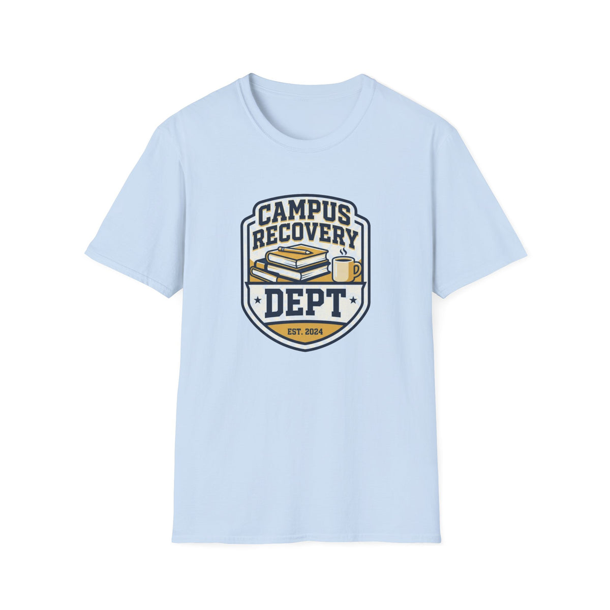 Campus Recovery Dept. T-Shirt — Collegiate Support Logo Tee - Trending Now - August 2026