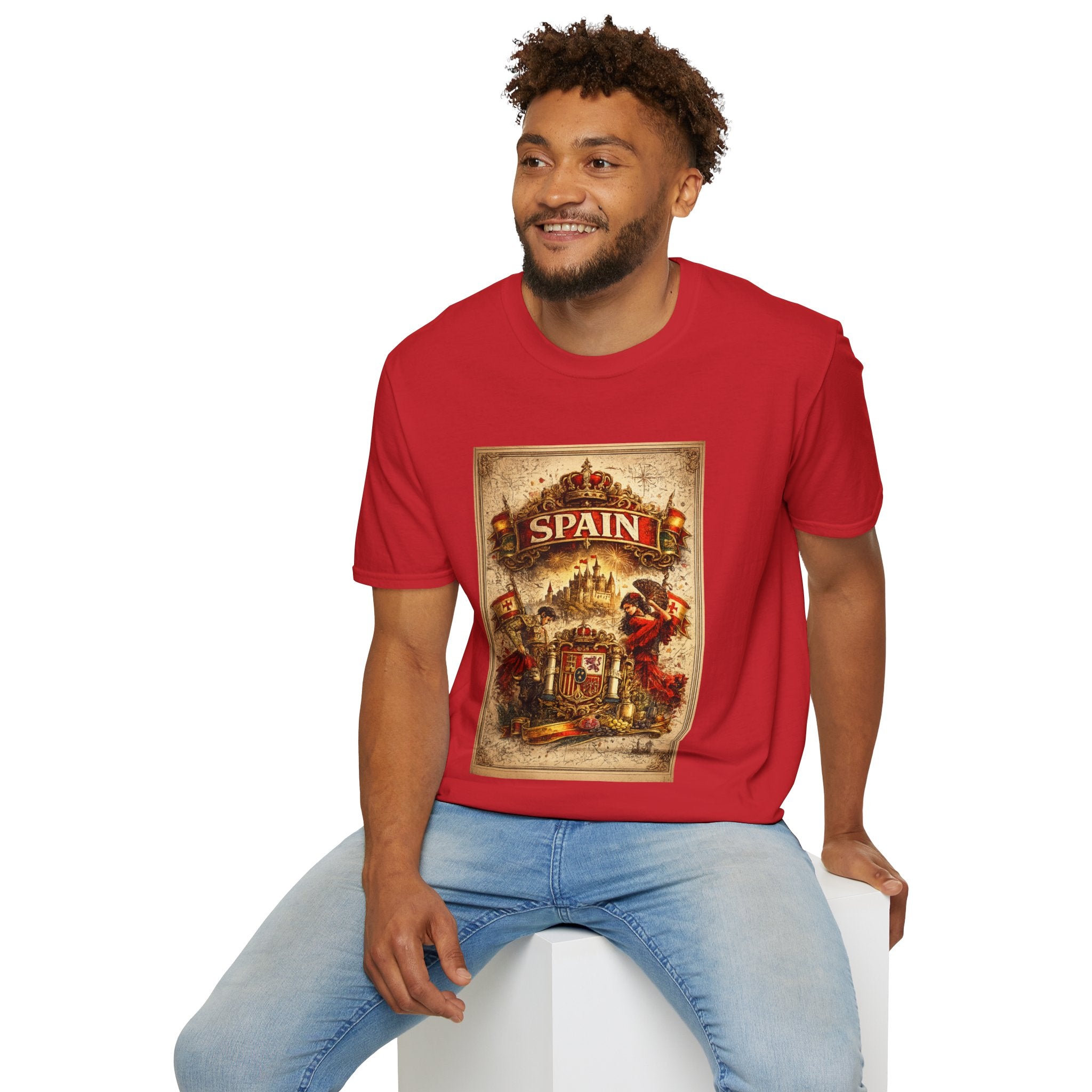Spain Vintage Travel Graphic T‑Shirt — Retro Spanish Landmark Tee