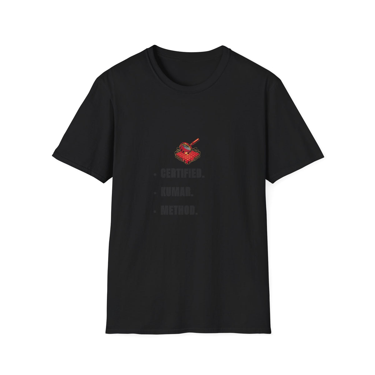 Certified Kumar Method Minimalist Red Lever Statement White Graphic Tee - Trending Now - September 2026