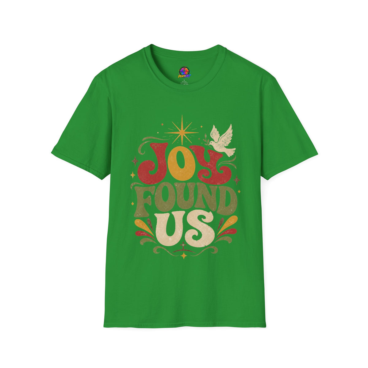 Joy Found Us T‑Shirt — Retro Christmas Holiday Graphic Tee