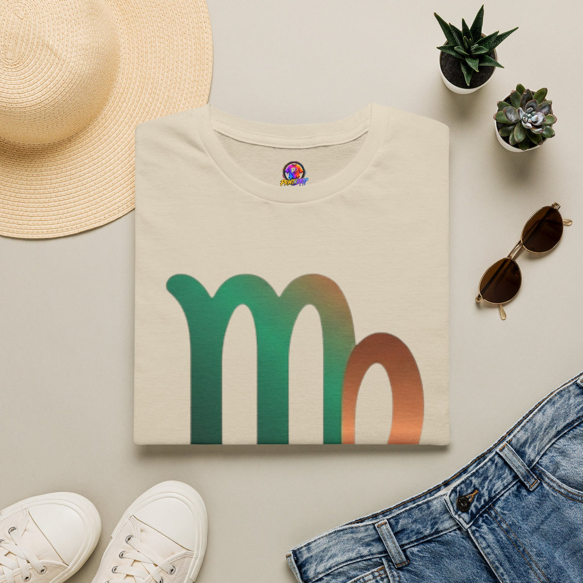 Virgo Zodiac Drip T-Shirt — Colorful Virgo Sign Astrology Tee