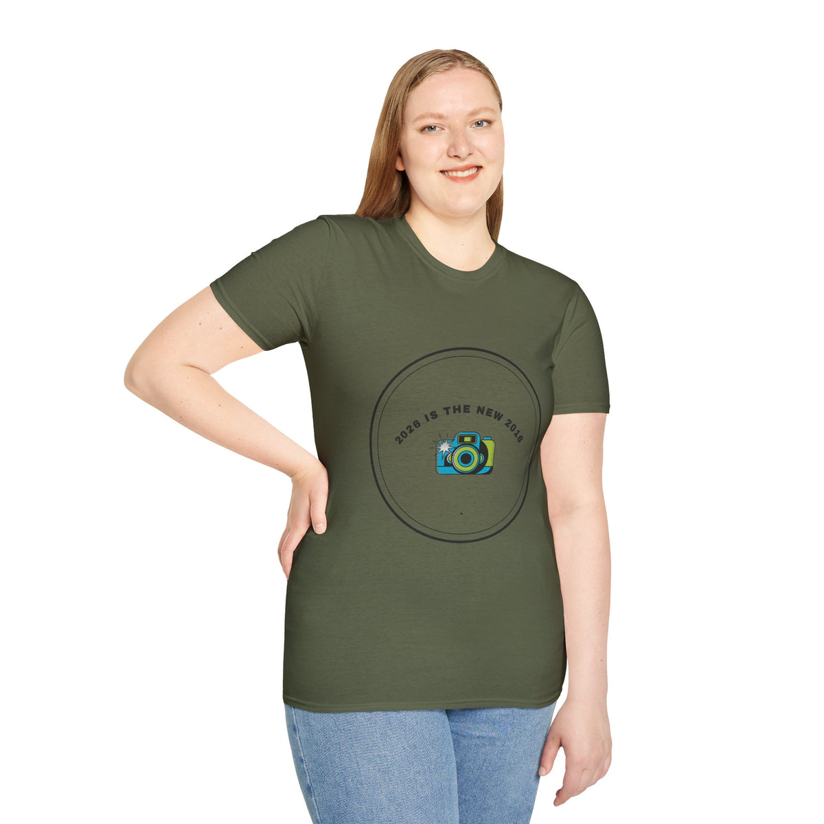 2026 Is The New 2018 T-Shirt — Vintage Camera Graphic Tee - Trending Now - September 2026