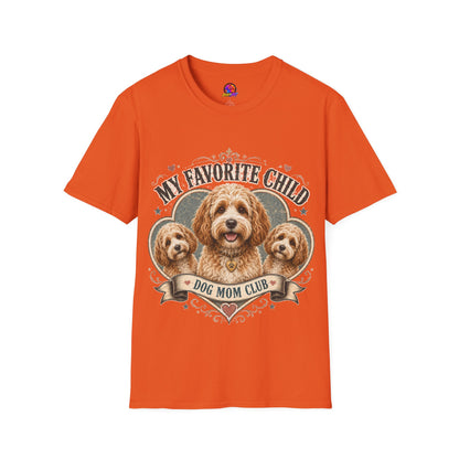 Dog Mom T-Shirt — "My Favorite Child" Cavalier Love Graphic Tee