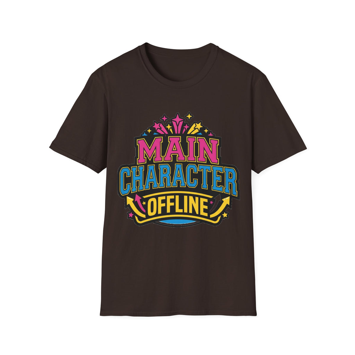 Main Character Offline T-Shirt — Retro Colorful 'Main' Graphic Tee - Trending Now - August 2026
