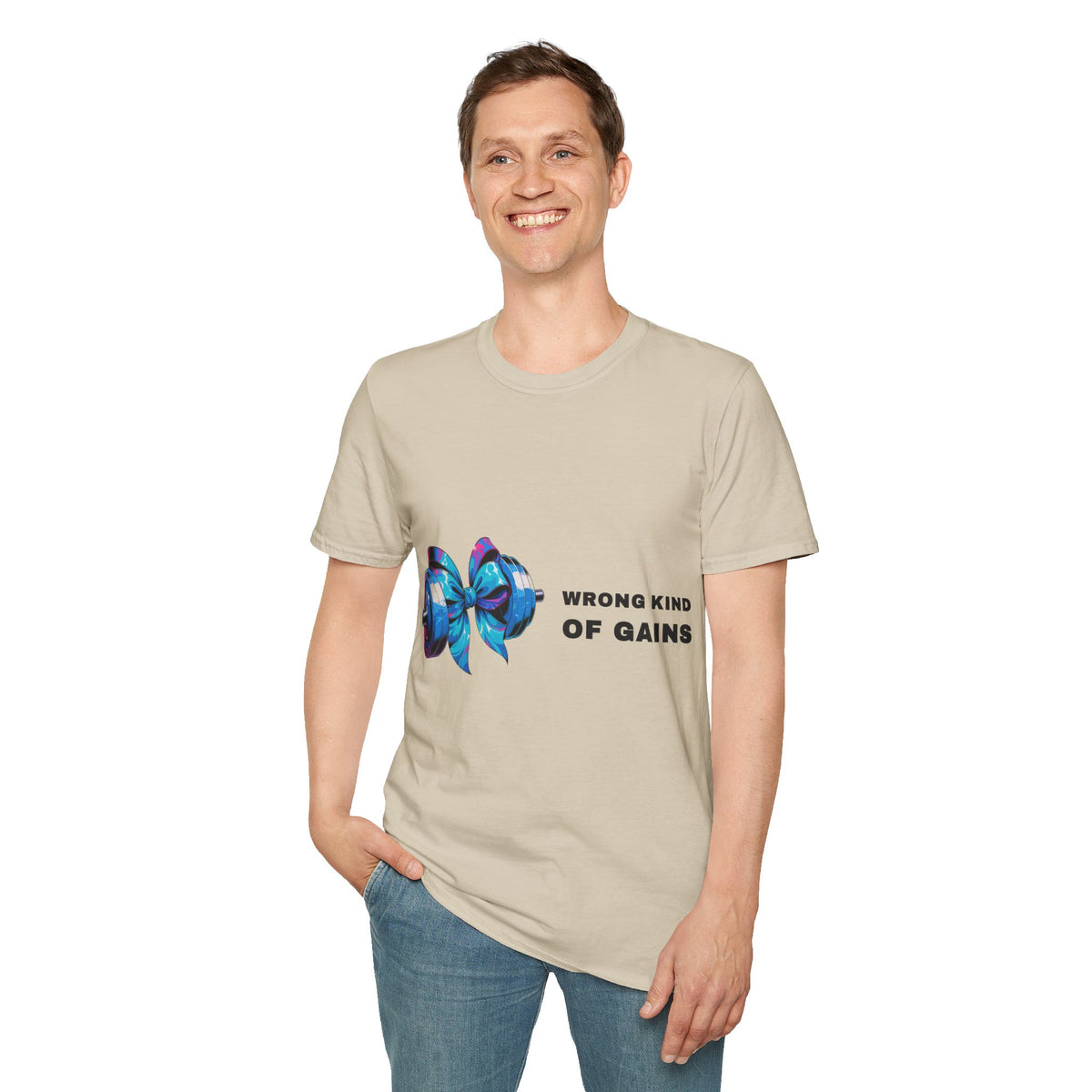 Gym Motivational T-Shirt — “Wrong Kind of Gains” Dumbbell Workout Tee - Trending Now - September 2026