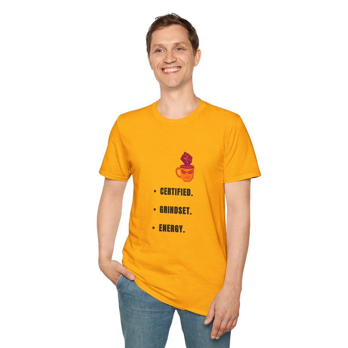 Certified Mindset Tee — "Certified. Mindset. Energy." Motivational Graphic T-Shirt - Trending Now - September 2026