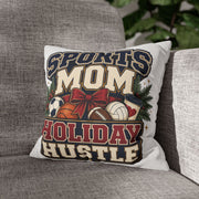 Sports Mom Holiday Hustle Pillowcase Modern Day Christmas