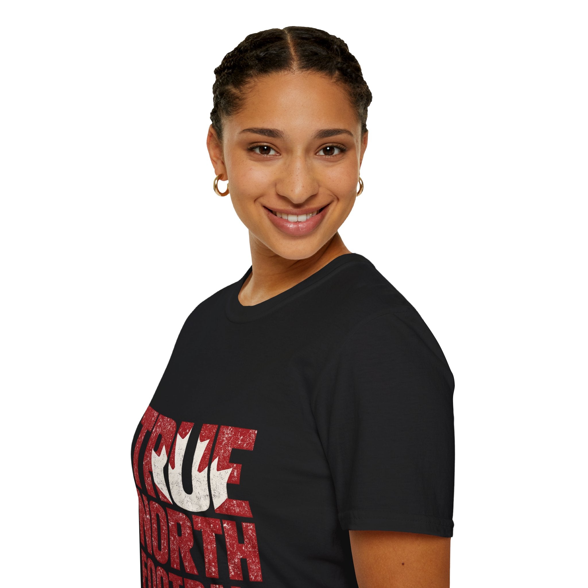 Canada True North Football T-Shirt — Vintage Canadian Leafs Sports Tee