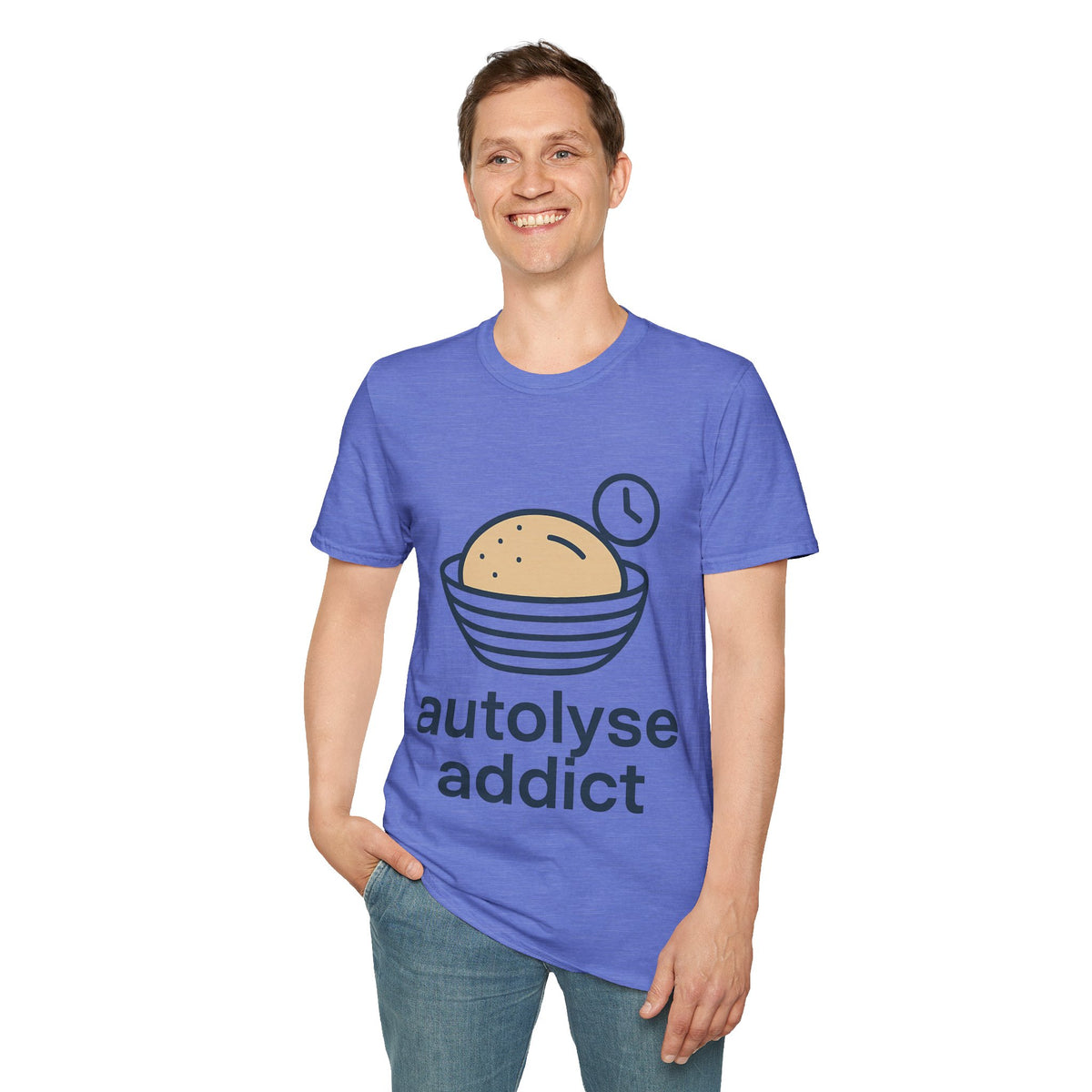 "Autolyse Addict" Funny Sourdough Baking Tee - Cute Bread Maker Pastry White T-Shirt - Trending Now - September 2026