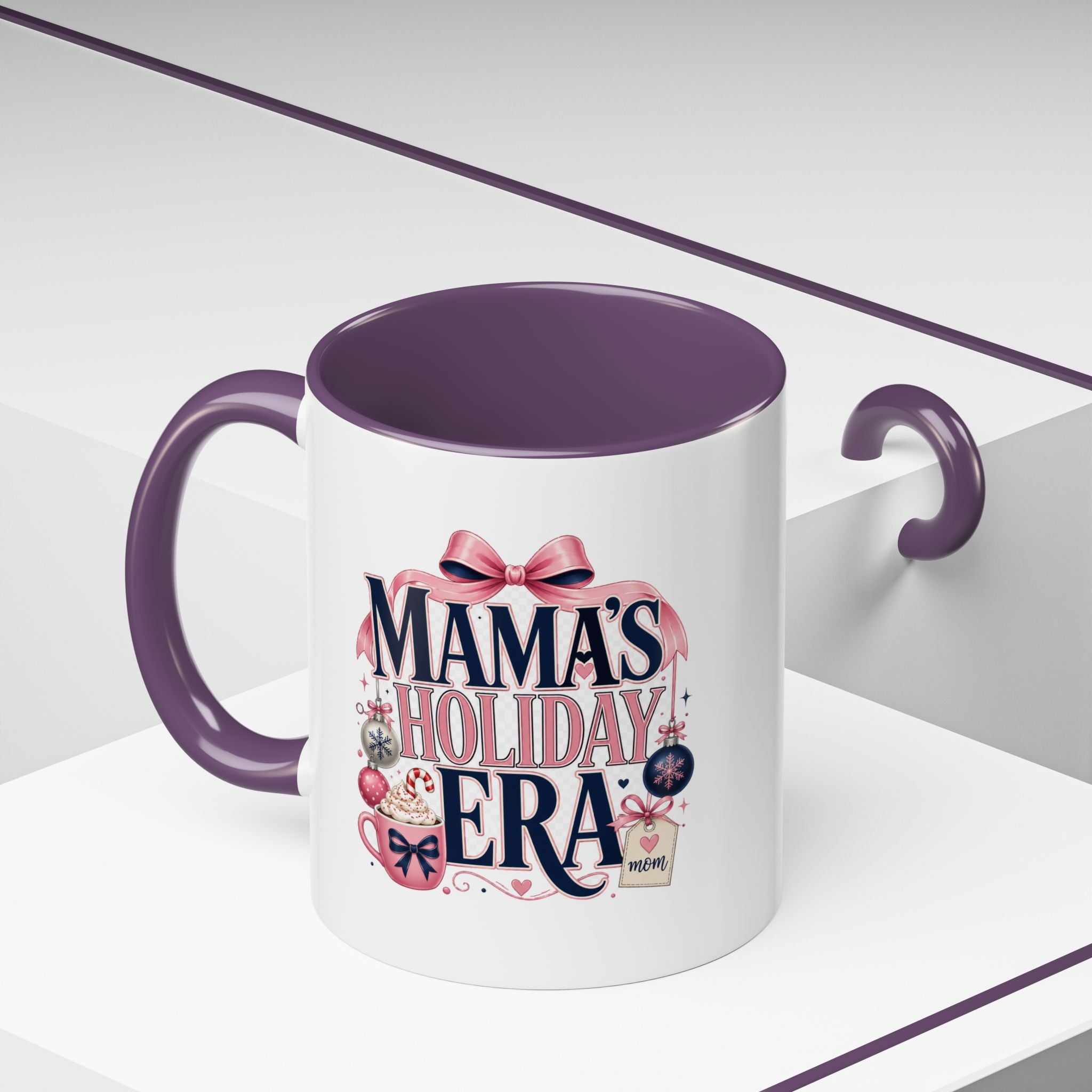 Modern Day Christmas Mama's Holiday Era Coffee Mug – Festive Christmas Mom Gift