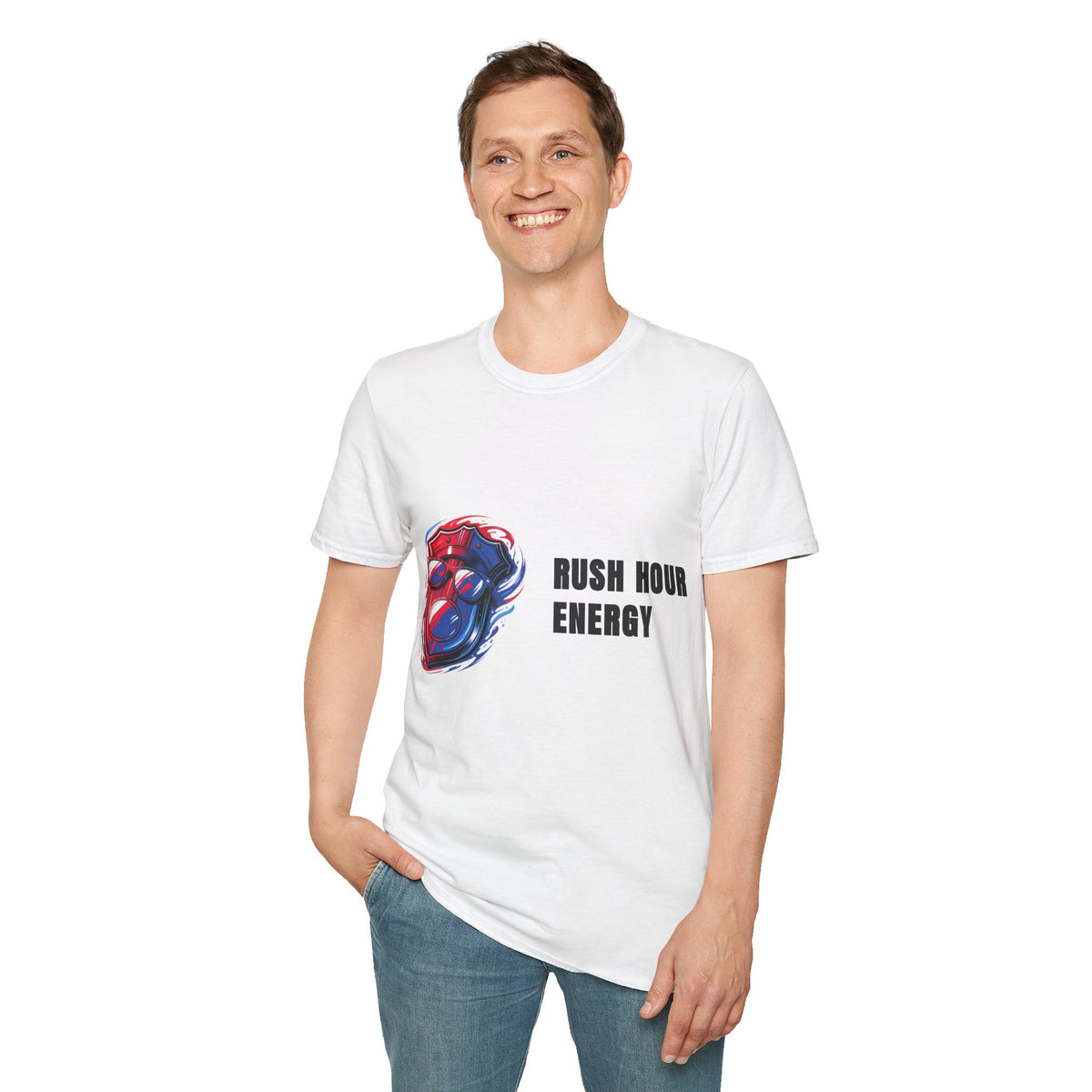 Rush Hour Energy T-Shirt — Retro Racing Skull Graphic Tee - Trending Now - September 2026