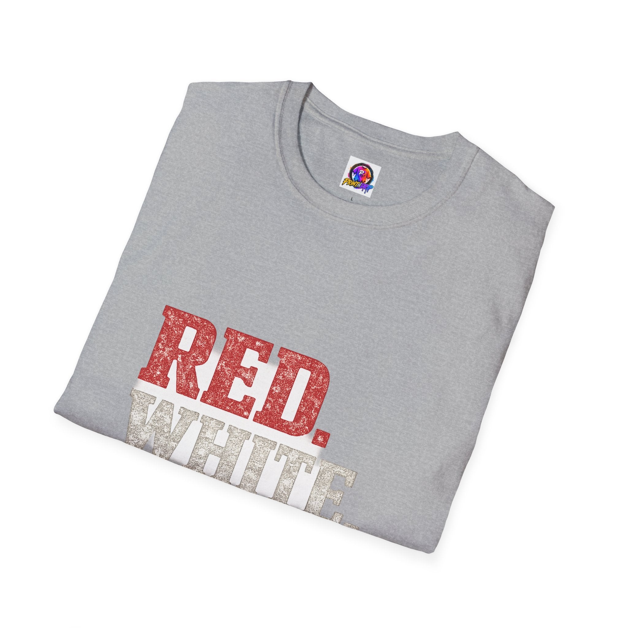 USA Patriotic 'Red. White. Go.' T-Shirt — 4th of July Independence Day Tee