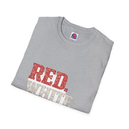 USA Patriotic 'Red. White. Go.' T-Shirt — 4th of July Independence Day Tee