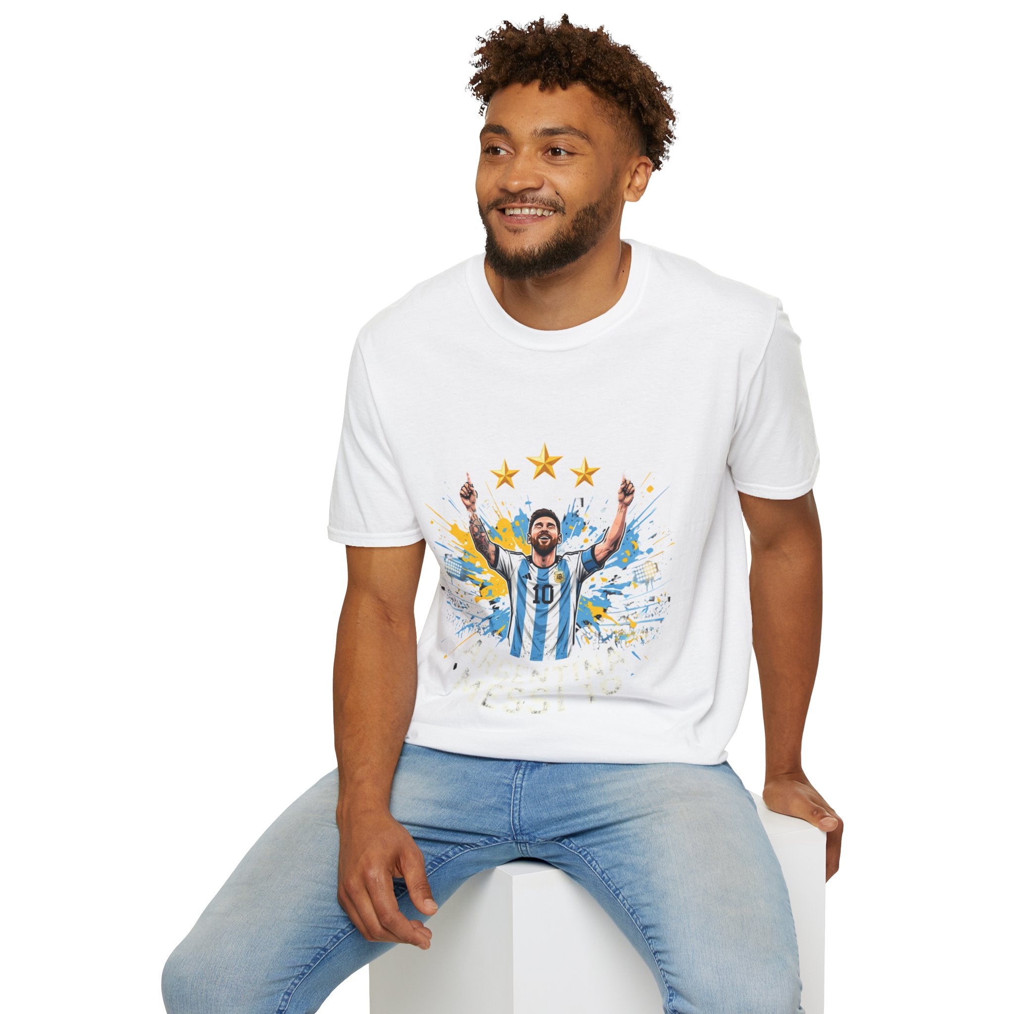 Argentina Messi  Soccer T‑Shirt — Argentina Messi 10 Fan Tee
