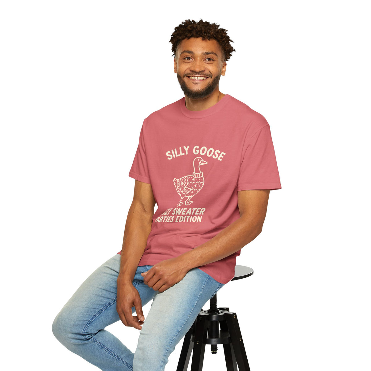 Silly Goose Ugly Sweater Parties Edition T-Shirt - Trending Now - October 2026