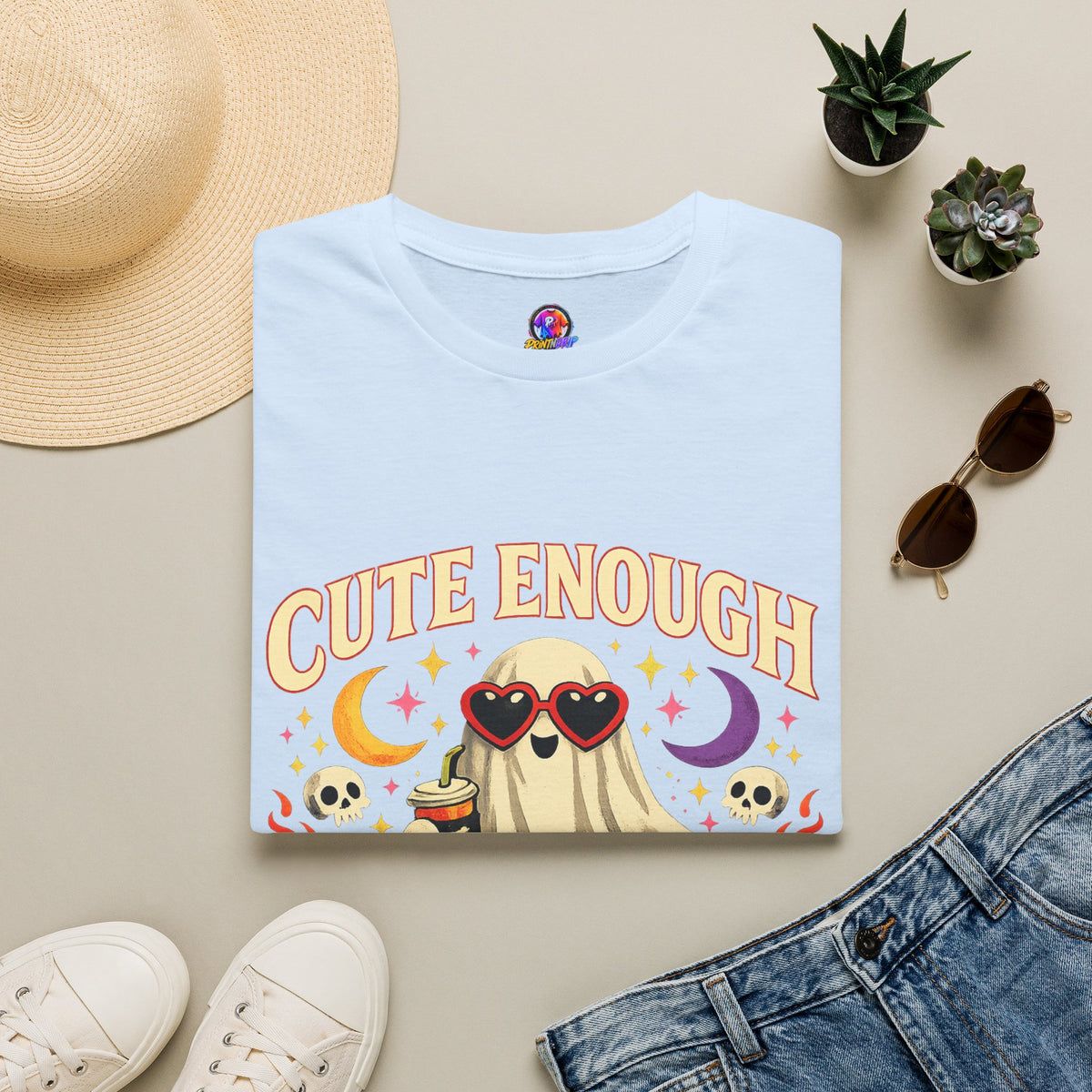 Halloween Cute Enough Unisex Softstyle T-Shirt