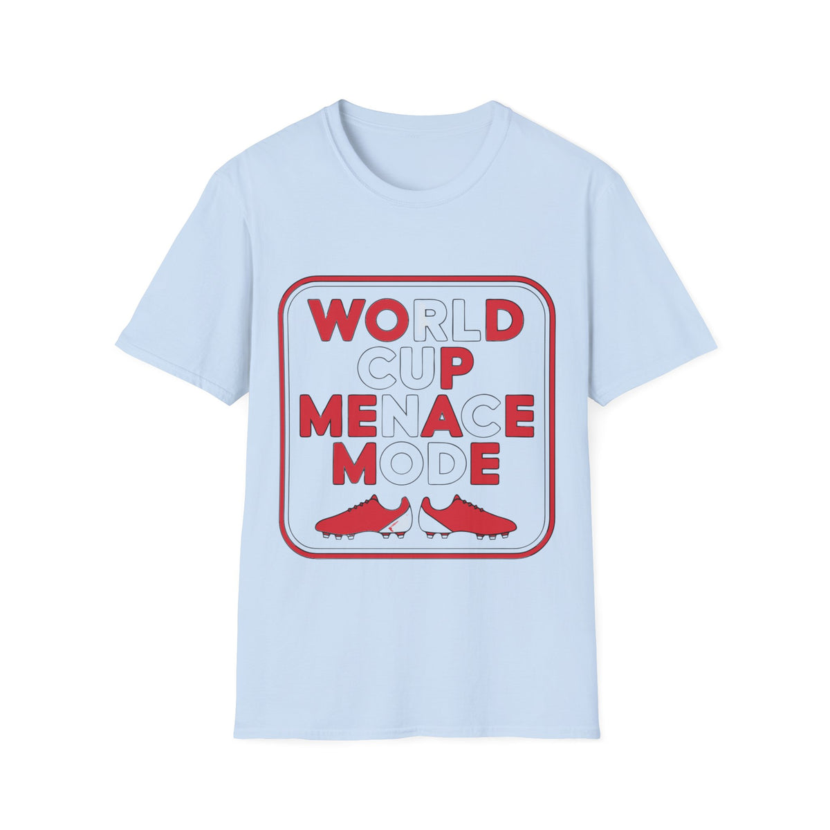 T-Shirt — "World Cup Menace" Retro Soccer Graphic Tee - Trending Now - August 2026