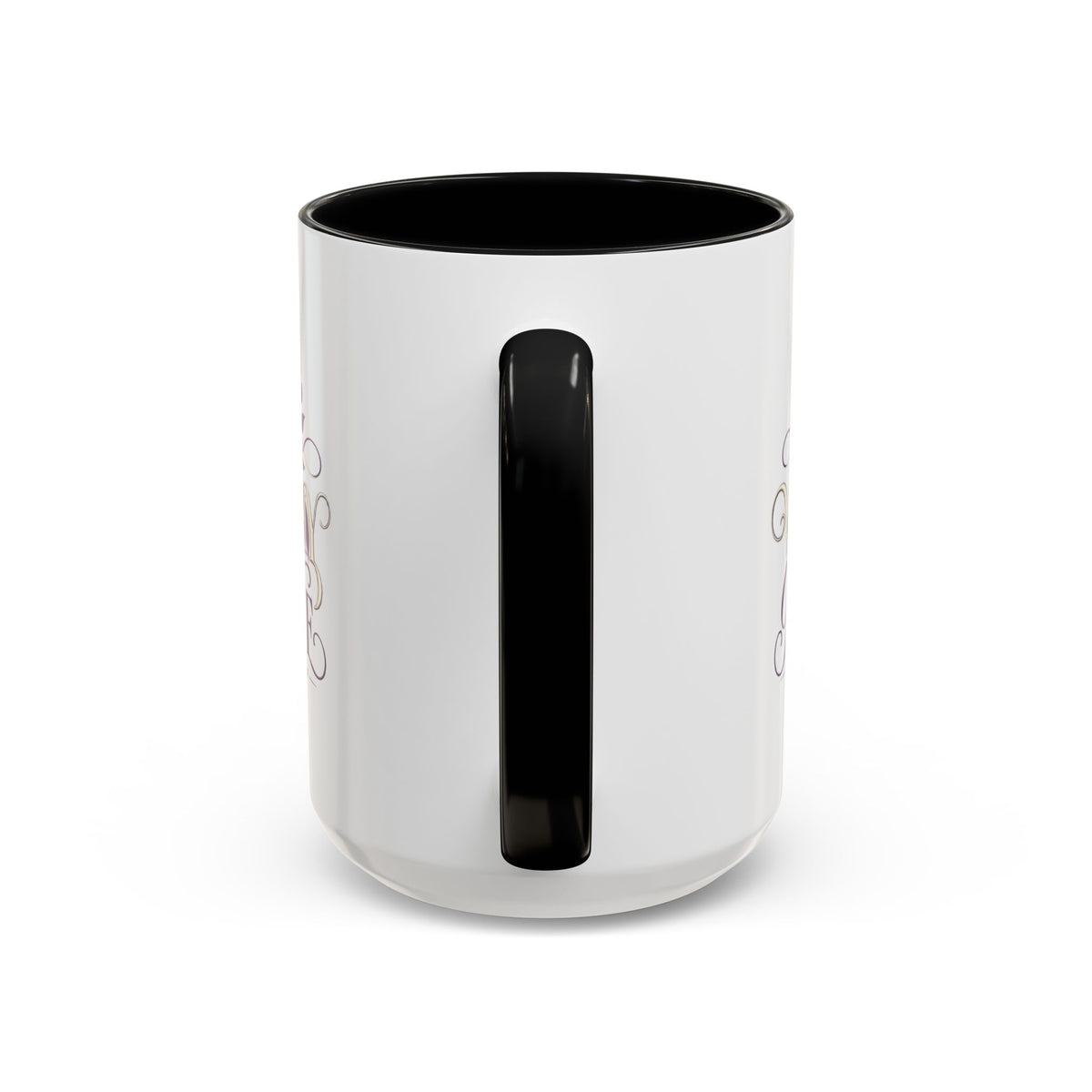 Worth of Peace Accent Coffee Mug — Domestic Violence Awareness Ribbon (11/15oz)