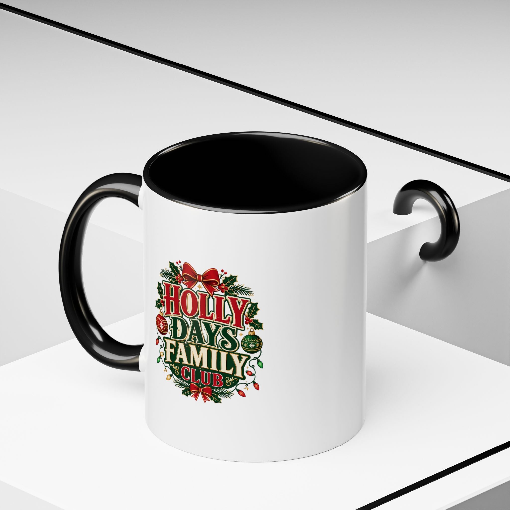 Accent Coffee Mug Holly Days Family