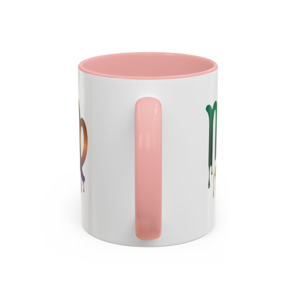 Virgo Zodiac Virgo Drip Accent Coffee Mug — Colorful Zodiac Astrology Gift