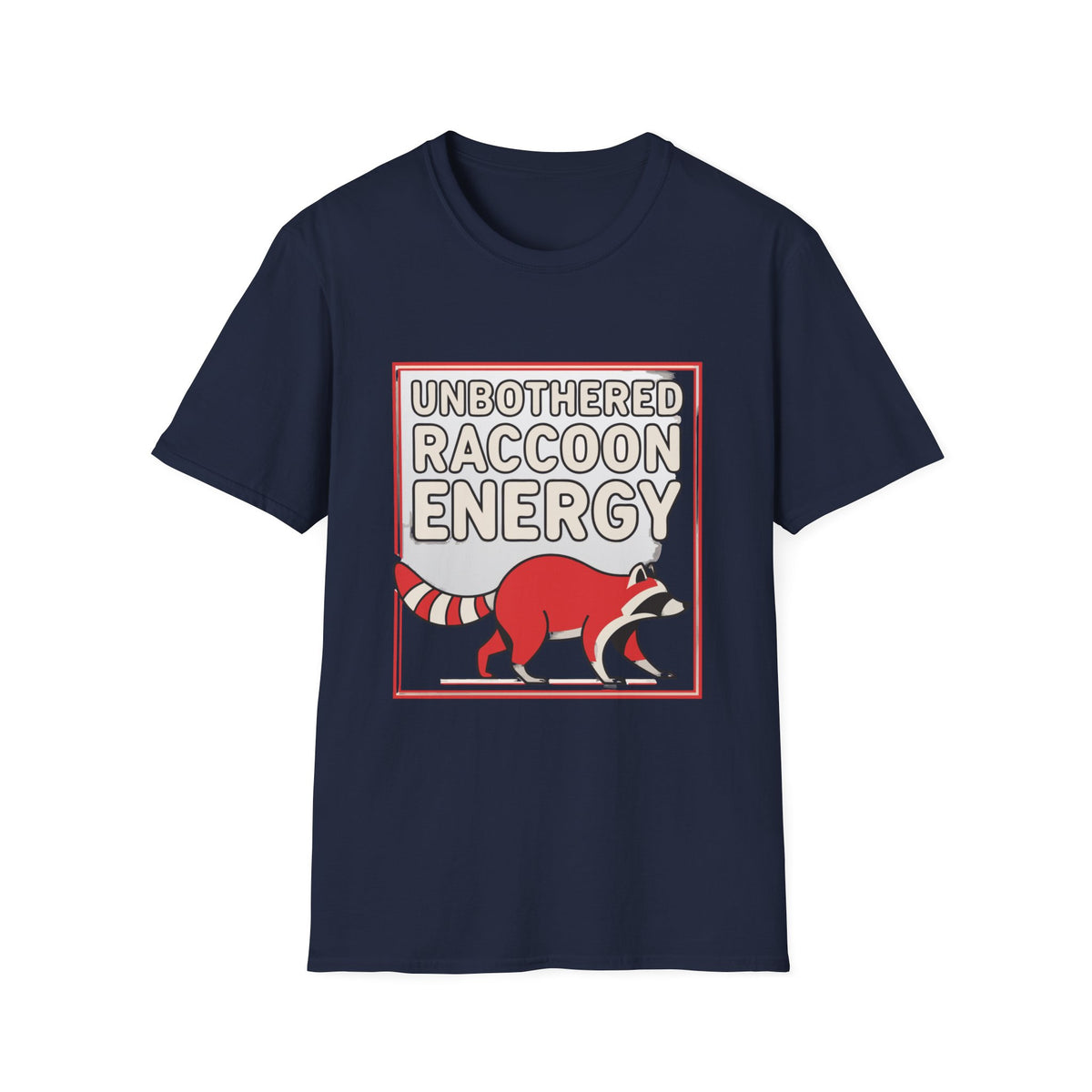 Raccoon T-Shirt — "Unbothered Raccoon Energy" Retro Graphic Tee - Trending Now - August 2026