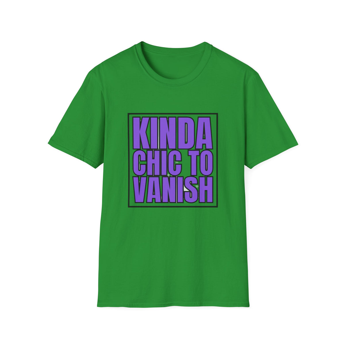 Kinda Chic to Vanish T-Shirt — Bold Purple Graphic Tee - Trending Now - August 2026