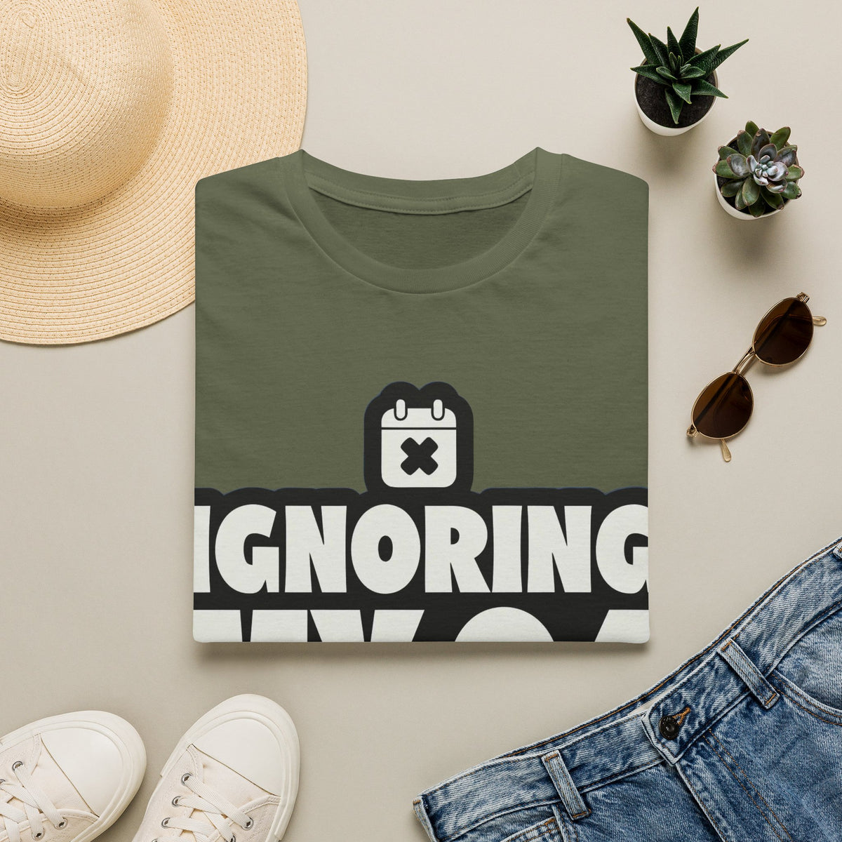 T-Shirt — Ignoring My 04 Deadline Graphic Tee - Trending Now - August 2026