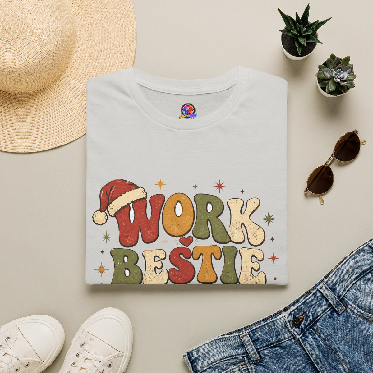 Work Bestie Holiday Club T-Shirt