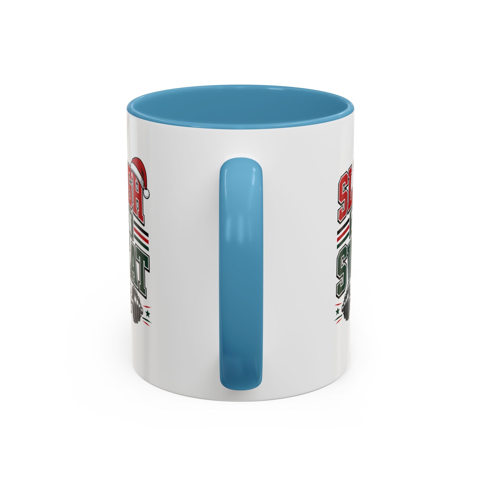Modern Day Christmas Sleigh Then Sweat Coffee Mug