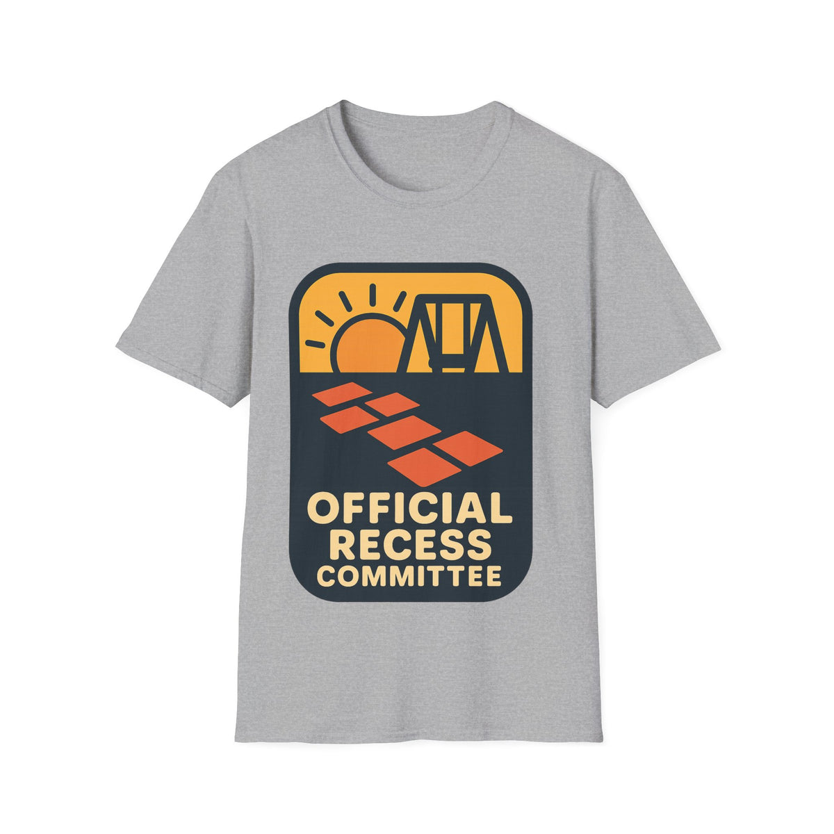Official Recess Committee T-Shirt – Retro Sunset Camp Graphic Tee - Trending Now - August 2026