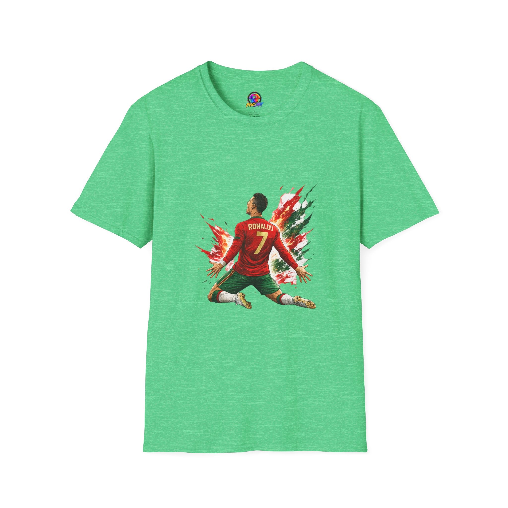 Portugal Soccer Player #7 Graphic T‑Shirt — Dynamic Portugal Fan Tee