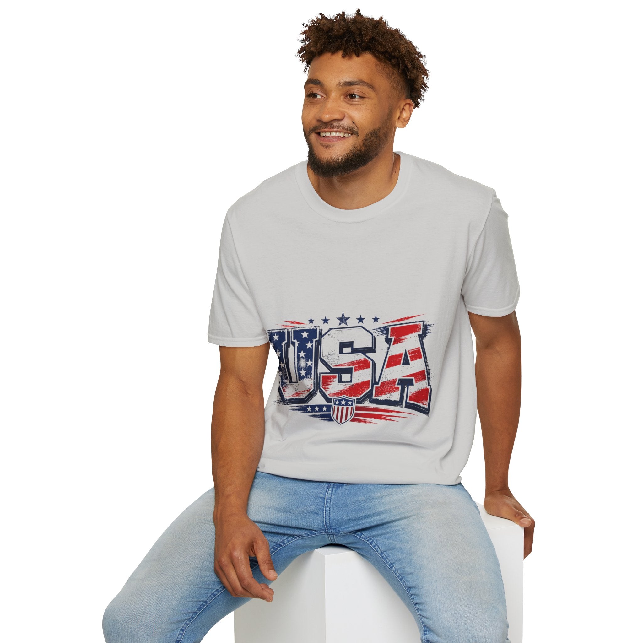 USA Flag Graphic T-Shirt — Patriotic American Pride Tee