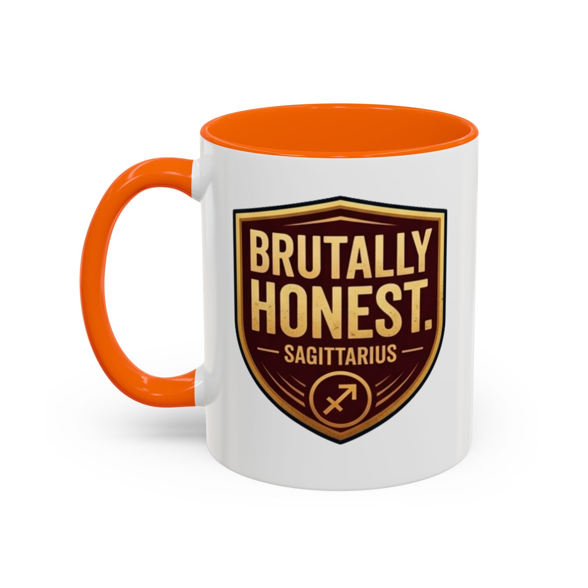 Sagittarius Coffee Mug - "Brutally Honest" Zodiac Accent Mug (11/15oz)