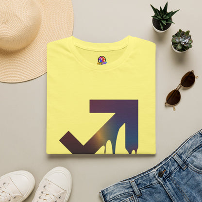 Sagittarius Drip T-Shirt — Gradient Astrological Arrow Tee