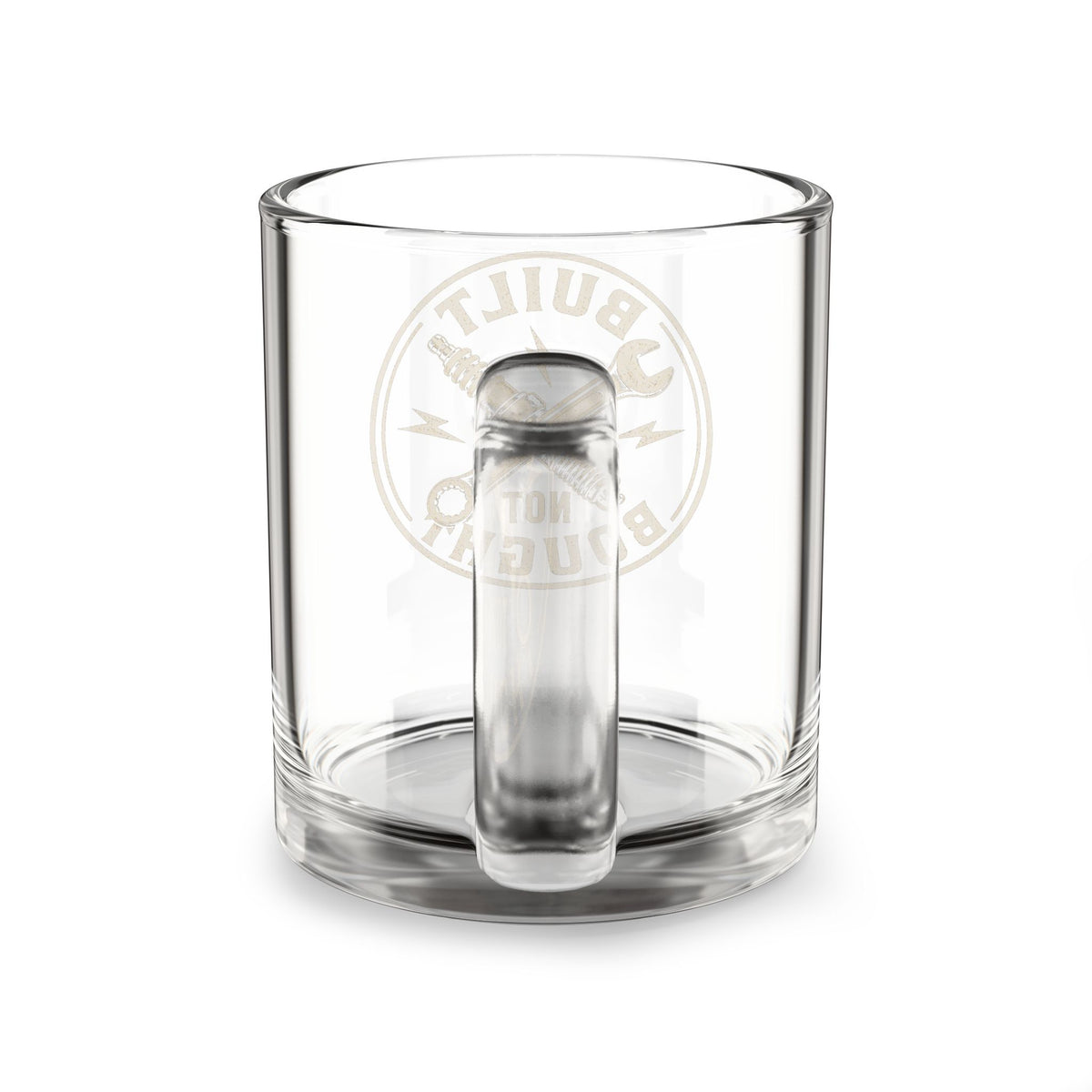 Glass Mug, 10oz Milo Bailey Dog Dad Mom Glass Mug, 10oz
