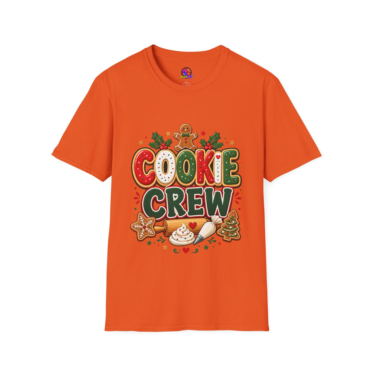 Cookie Crew T-Shirt — Christmas Gingerbread Holiday Tee