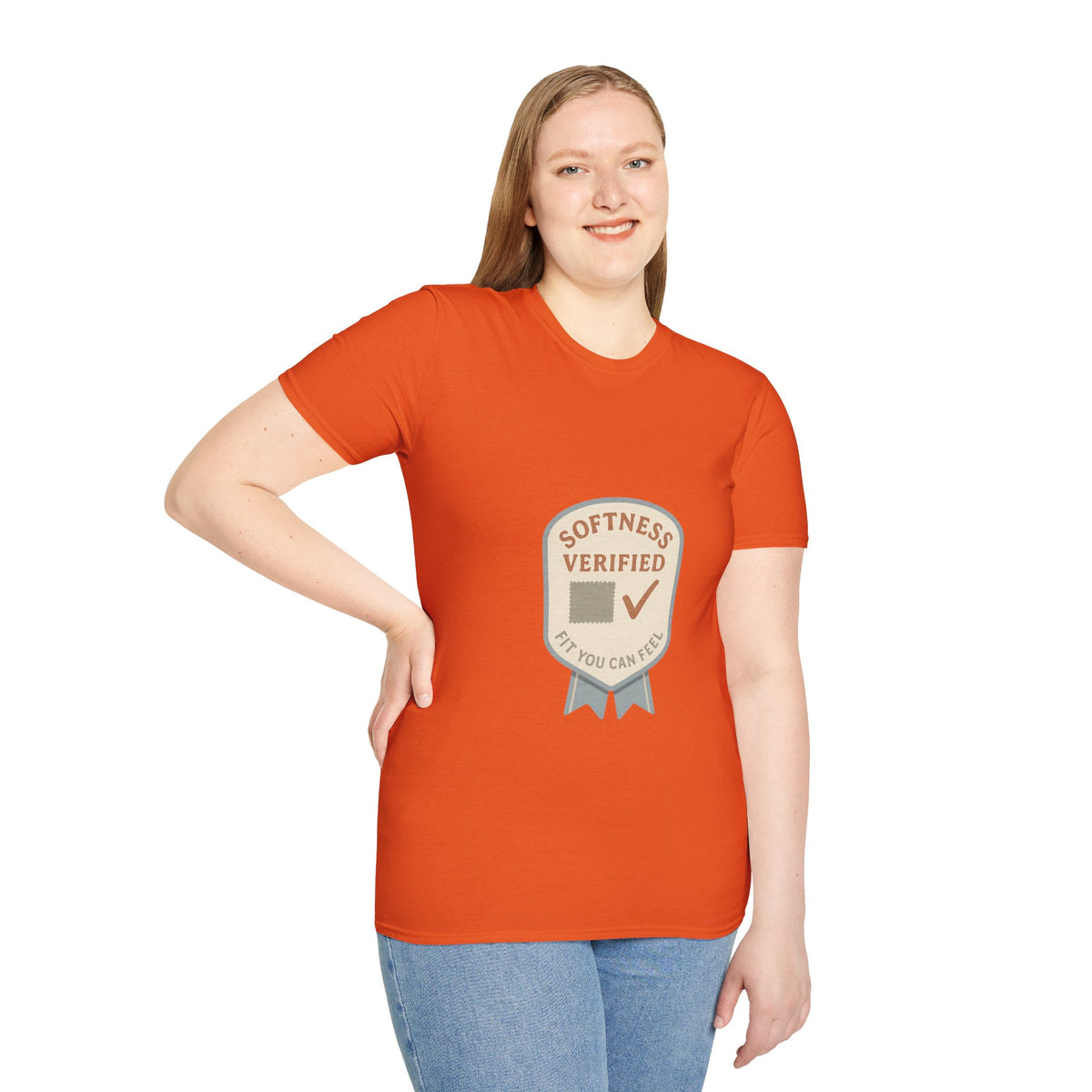 Softness Verified Badge T-Shirt — Cozy Comfort Graphic Tee - Trending Now - October 2026