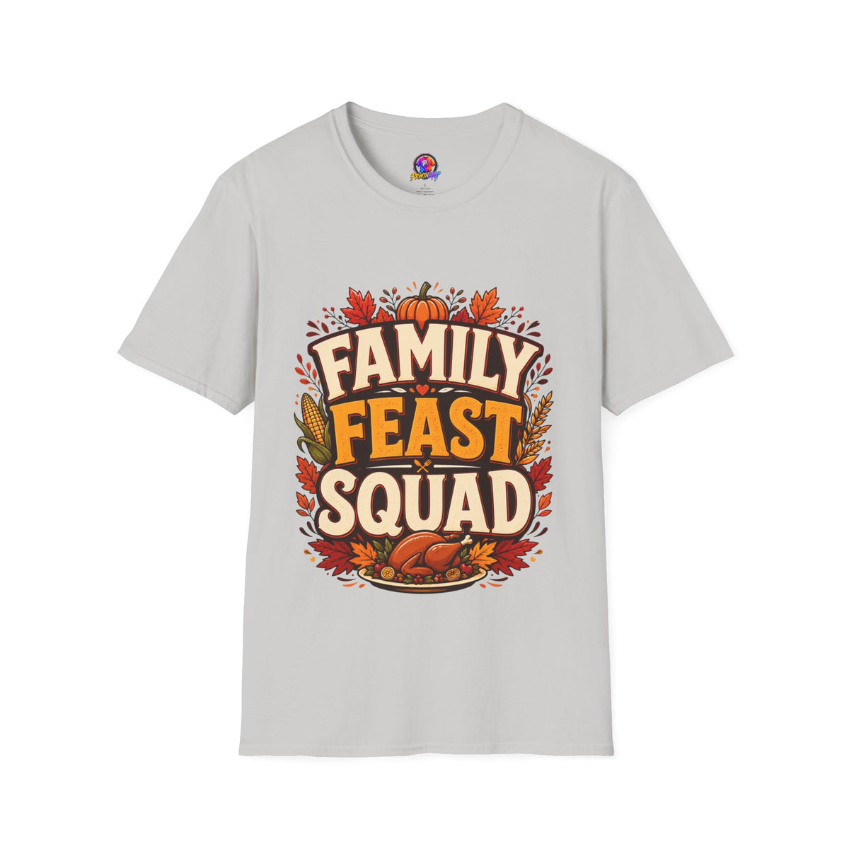 Thanksgiving T-Shirt Family Feast Squad T-Shirt — Thanksgiving Fall Harvest Tee