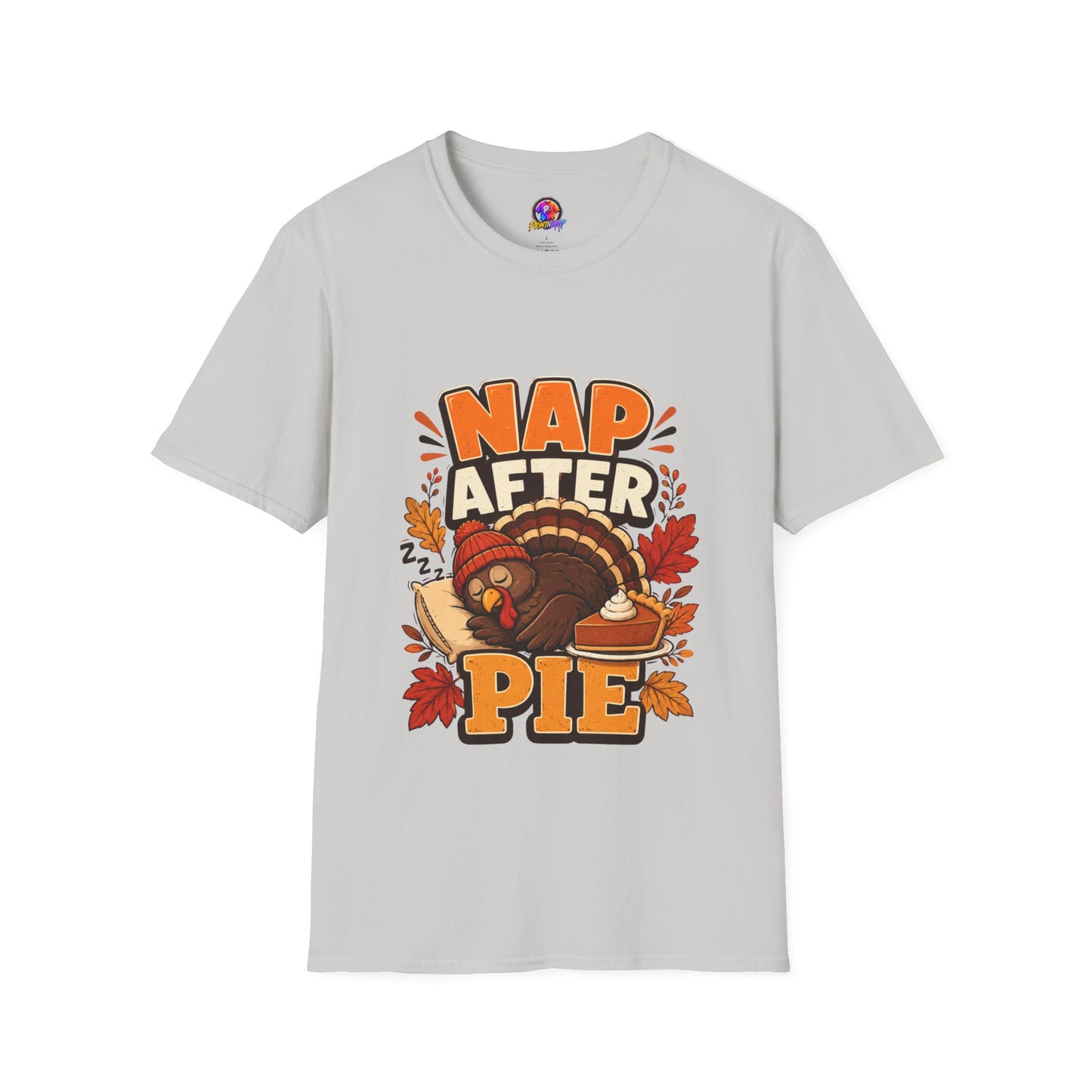 Nap After Pie T-Shirt — Funny Thanksgiving Turkey Tee