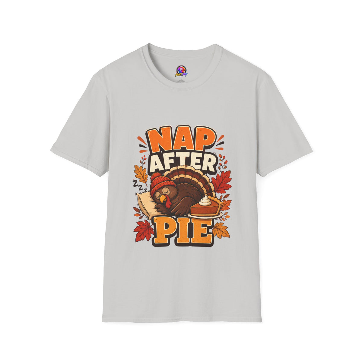 Thanksgiving T-Shirt Nap After Pie T-Shirt — Funny Thanksgiving Turkey Tee