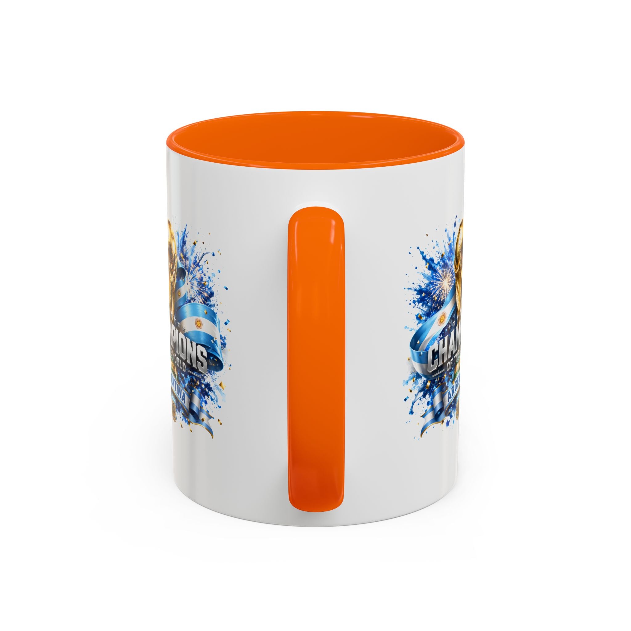 Argentina World Cup Champions Coffee Mug — 'Champions of the World' Accent Mug