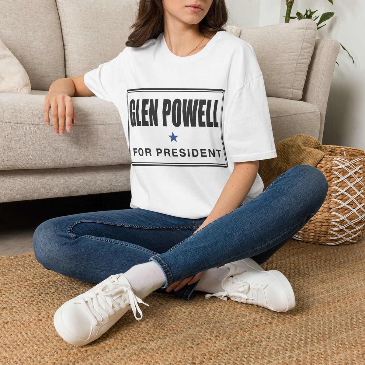 Glen Powell For President T-Shirt - Political Campaign Style Tee - Trending Now - August 2026